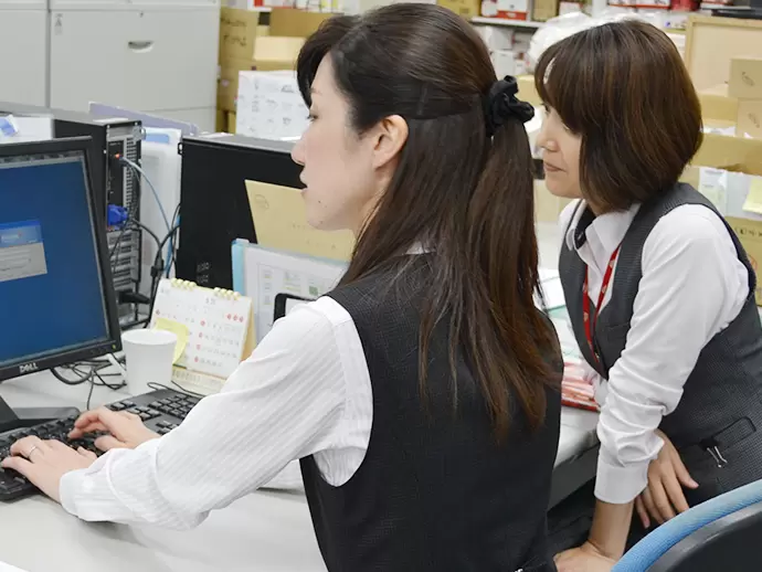 入社後は先輩社員が丁寧にサポートするので安心してください♪