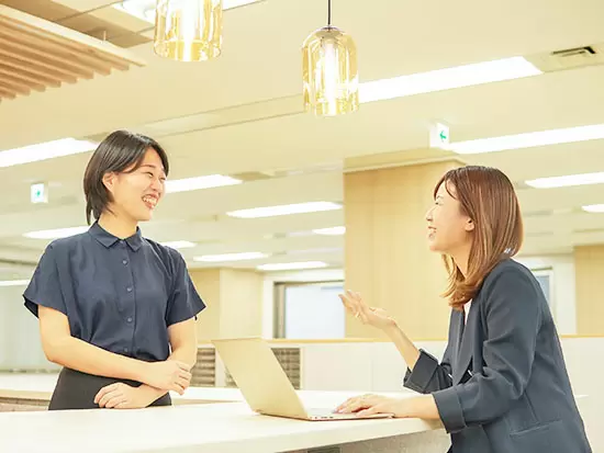 明るく元気な先輩社員がサポート。事業拡大とともに、一緒に成長していきましょう！