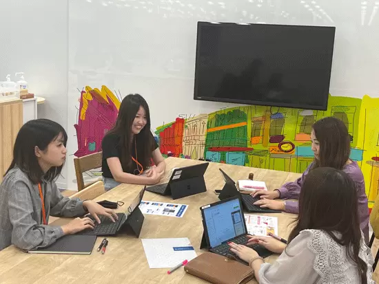 社員の半数以上が女性で、今回募集しているチームも全員が女性メンバーです☆
