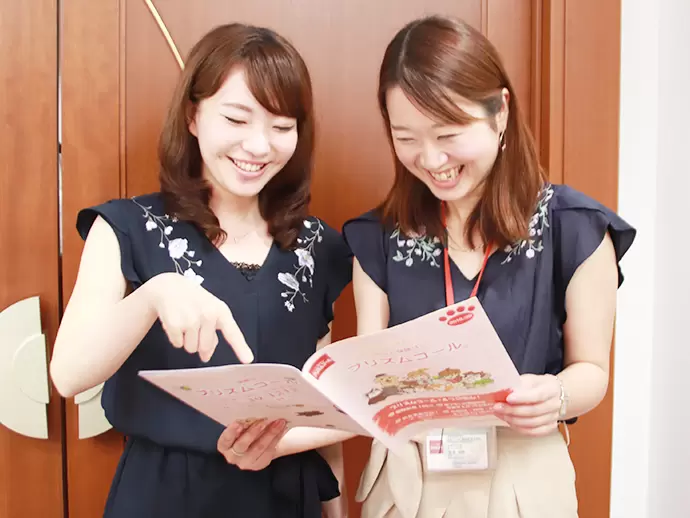 先輩に気軽に質問できる雰囲気も魅力の1つです