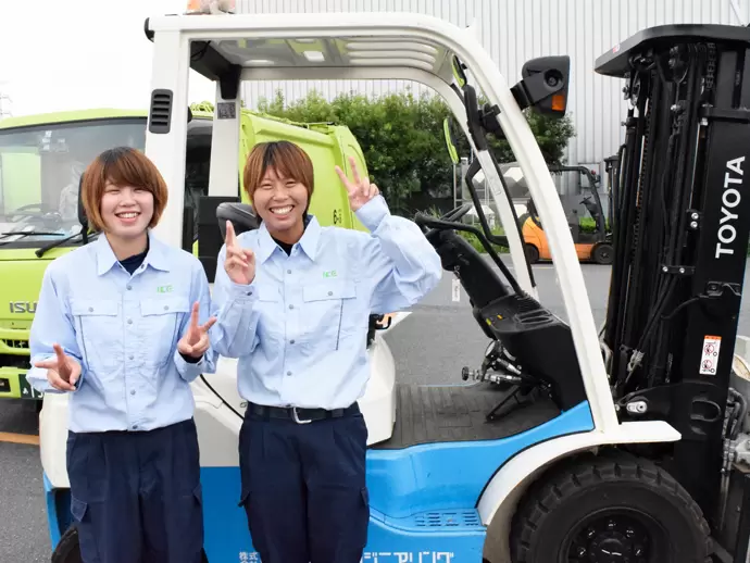 女性スタッフ同士みんな仲がいいです！