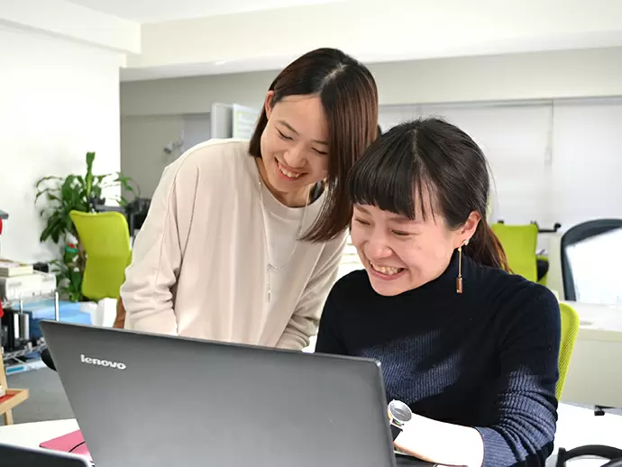 チームで助け合う風土が根付いているので、とても仕事がやりやすい！