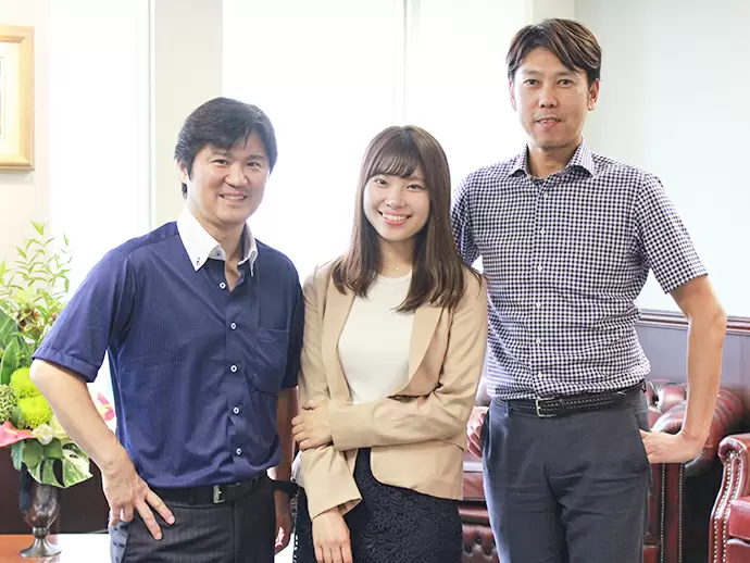 ようこそ当社へ！オシャレな社内と楽しい社員があなたをお待ちしております◎お気軽にご応募ください！