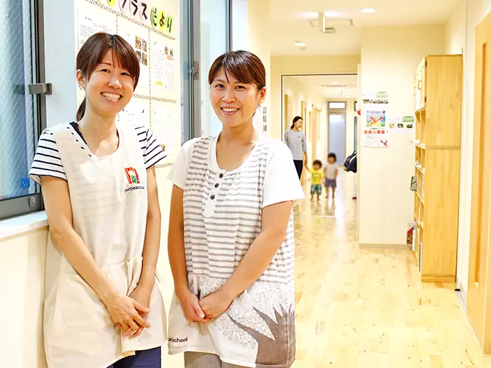 女性スタッフが多数活躍している当園では産育休を取得後、復帰したワーキングママも活躍中です。