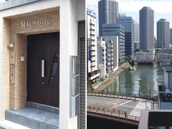 リバーサイドの自社ビル。 落ち着いた環境でお仕事に取り組めます！
