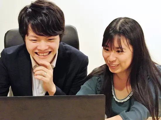 中には、タイピングからスタートした先輩も！あなたをしっかり育てるコツも私たちは知っています。