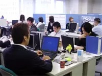 社内の一風景。みんながあなたを待っています！