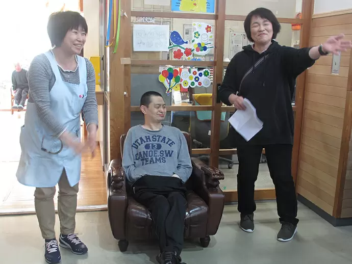 利用者様とスタッフが一緒になって楽しむことでより満足度の高いサービスを提供しています。