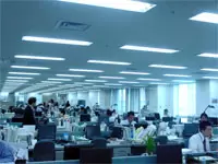 ワンフロアで開放的なオフィスです！アットホームな社風も自慢。