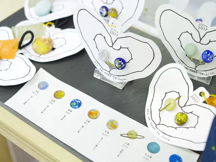 発想をカタチに★技術を磨けばこんな綺麗なアクセサリーだって作れちゃうんです♪