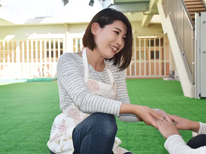 子どもたち一人ひとりに向き合った保育を心がけています！