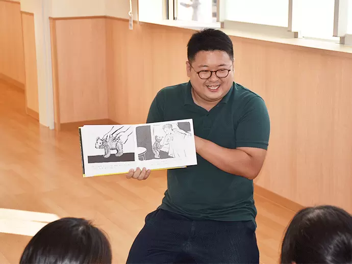 4月にオープンしたばかりの『こでまり保育園』。子どもたちの笑顔が絶えません！