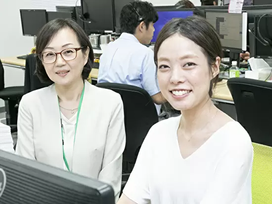 研修中は先輩が隣でフォローします♪わからないことはどんどん質問して下さいね！