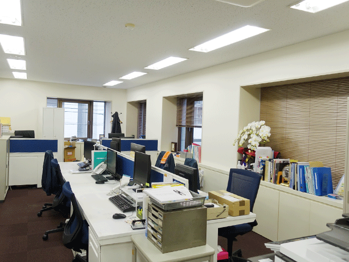 温かい雰囲気のオフィスでゆとりを持ってお仕事ができる環境！