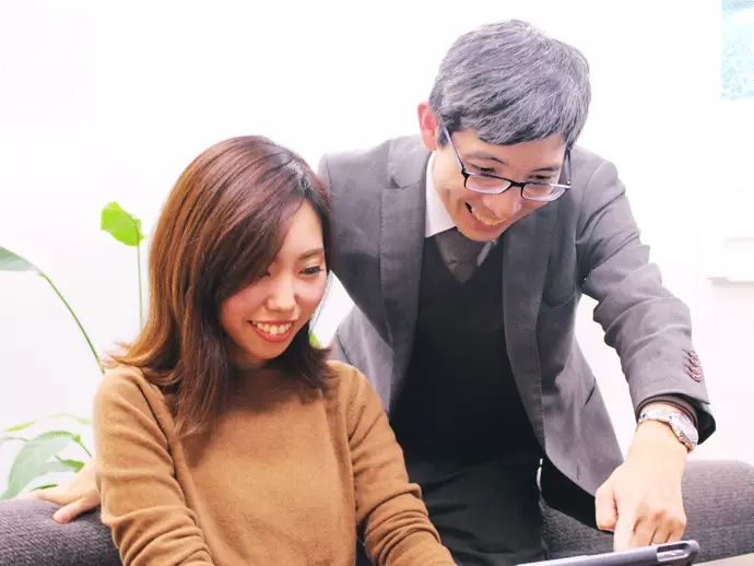 わからないことは先輩社員が丁寧にサポートしてくれるので安心してくださいね。