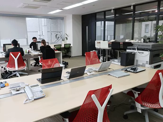 社員同士の距離も近いので、相談もしやすい環境です！
