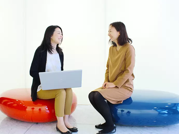 社内には休憩スペースが複数あり、リフレッシュしながら活躍していただけます。
