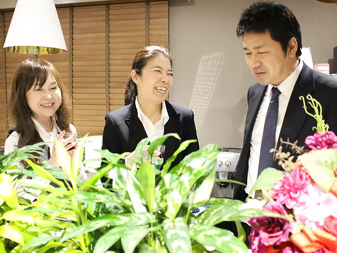 上司や先輩との距離が近いことも、働きやすいポイントです。
