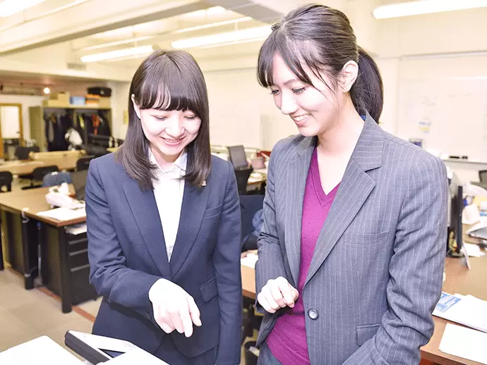 現在4名の女性社員が活躍中！今後もっと増やしていきたいと思っています◎