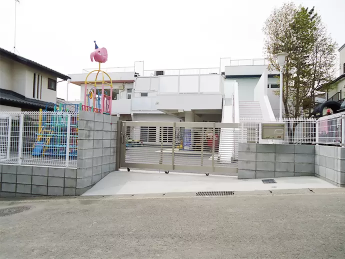 保育園はのどかな住宅地の中にあります！
