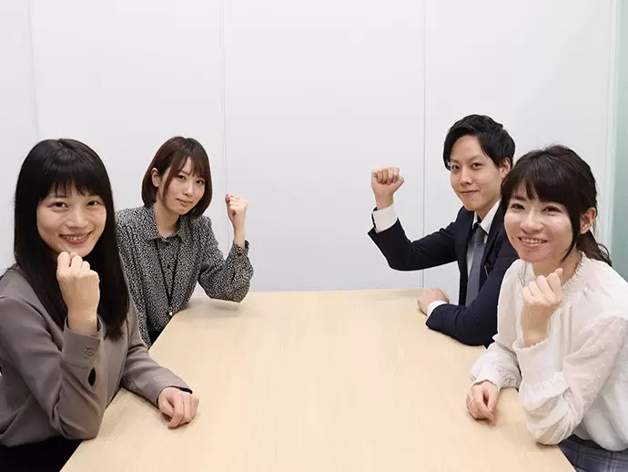 20～30代の若手社員が多数在籍。意欲的な方を歓迎しています！