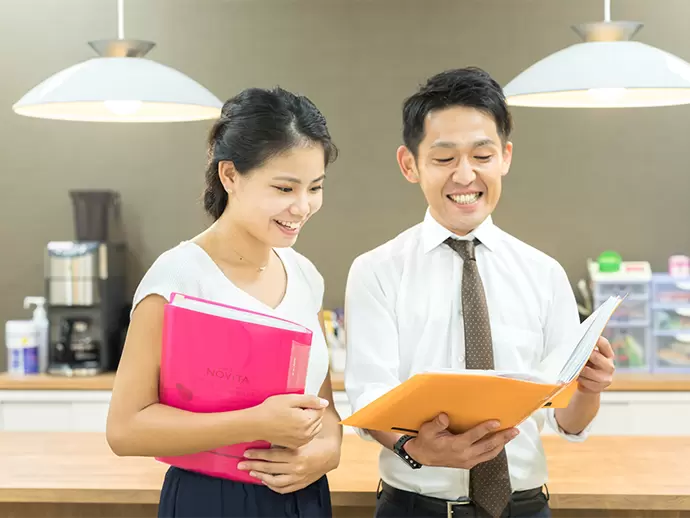 社員の半分は女性。ママも管理職も、それぞれの希望を叶えて働いています。