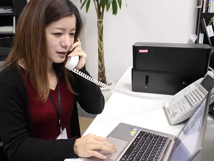 女性の営業スタッフ活躍中★仕事もプライベートもどちらも充実させて働いています！
