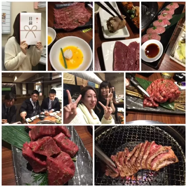 忘年会は地元のおいしい焼肉屋で♪