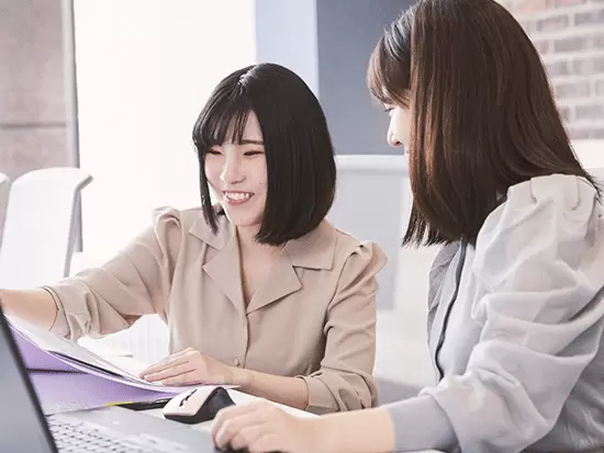 あなたを支えるサポート制度が充実！入社後に必要な知識はしっかりお教えします。