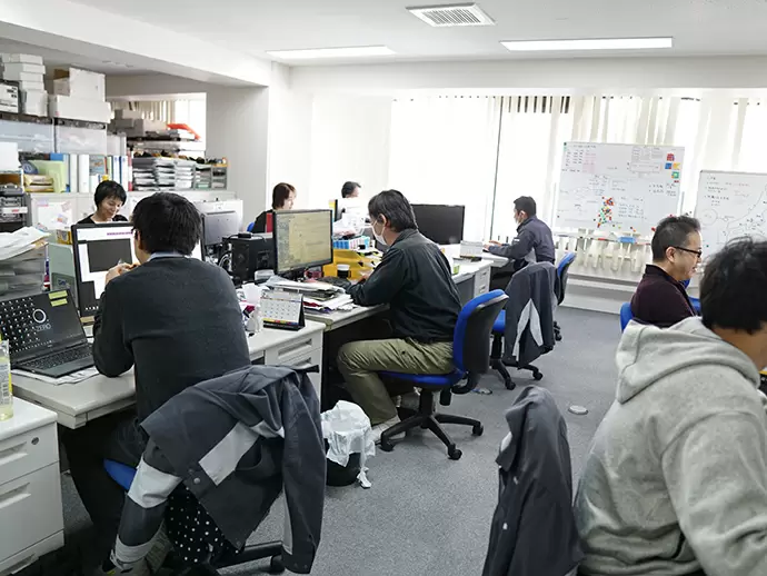 アットホームな社内なので、わからないことがあっても安心して相談できる環境です。
