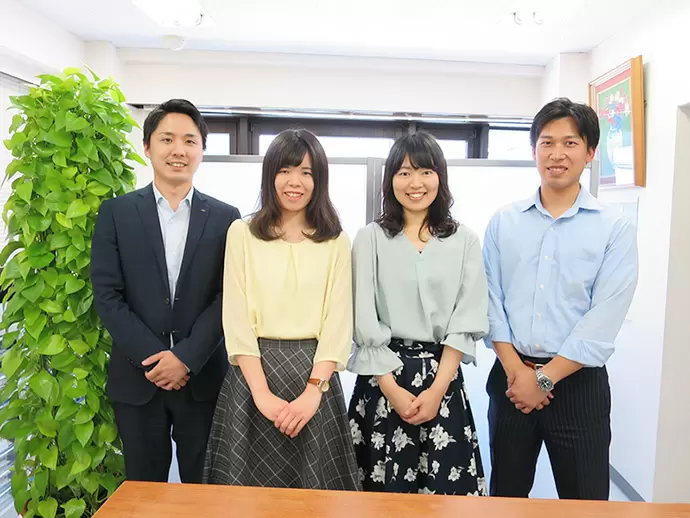 新しい仲間が入社するのを楽しみに待っています。