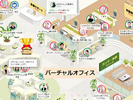 バーチャルオフィスの活用で、驚くほどコミュニケーションがスムーズに！新しいお仕事体験です♪