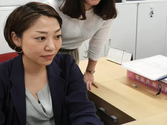 分からないことがあればすぐに相談できる環境なので、安心してくださいね◎