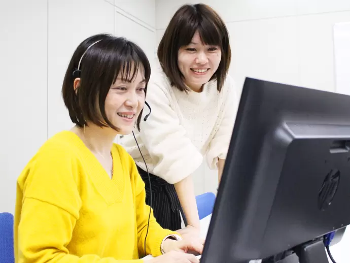 先輩と一緒に業務を進めるため、未経験の方も安心してスタートいただけます。