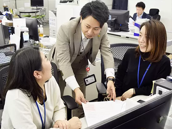会社の縁の下の力持ちとして、バックオフィスでのフォローをお願いします！