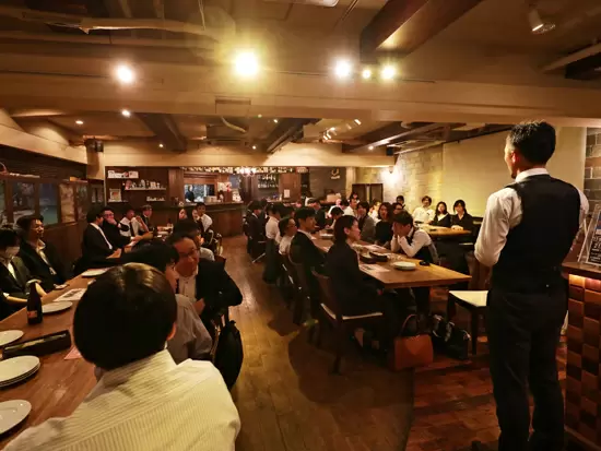 会社全体の懇親会も定期的に開催し、絆を深めています！（自由参加です♪）