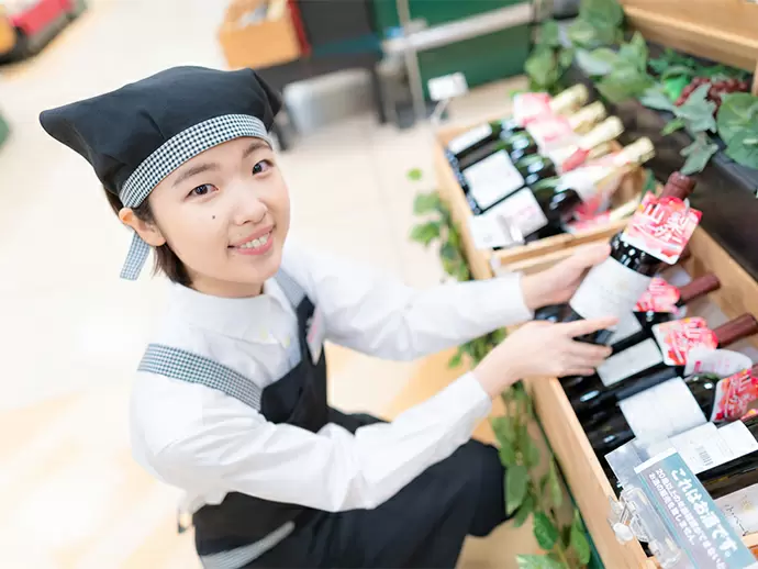 陳列の見せ方ひとつで売り上げが上がることもあるんです。