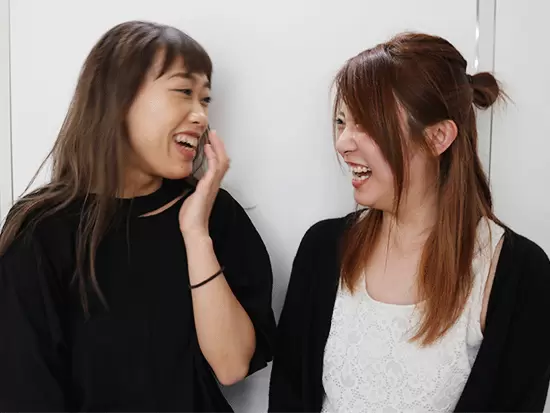 上下の壁がなく、話しやすい雰囲気のスタッフばかりです。