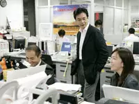 社長は45歳。気軽に話せるフランクな雰囲気も同社の魅力
