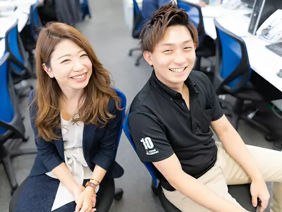 上下関係を気にせず、何でも相談。自分の意見も言える社風！