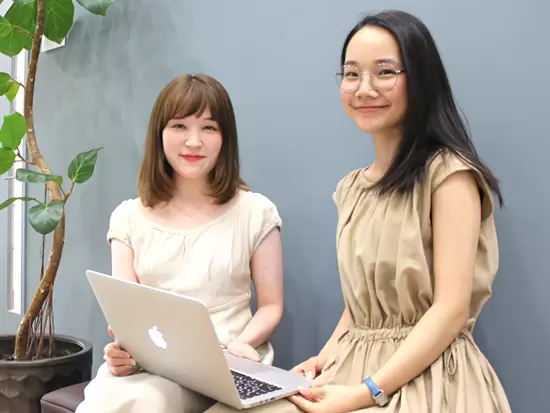 女性社員も多数活躍中。プライベートを重視できる環境面も魅力です。
