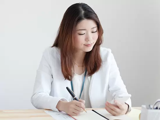 オフィスワークが中心なので、外出することはほとんどありません。