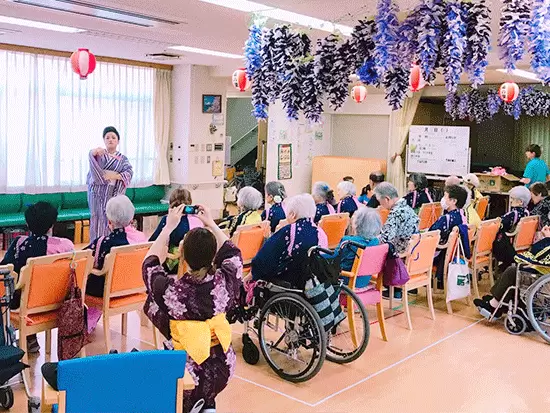 夏祭りなど、イベントも盛ん！利用者様との関係性づくりも楽しめます◎