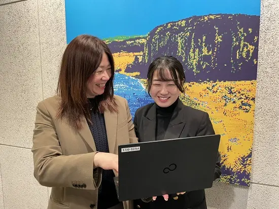9割が未経験スタート！経験豊富な先輩社員がしっかりサポートします。
