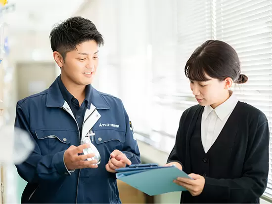 オフィス内はチームワーク抜群！入社いただいたあなたもすぐに馴染めます！