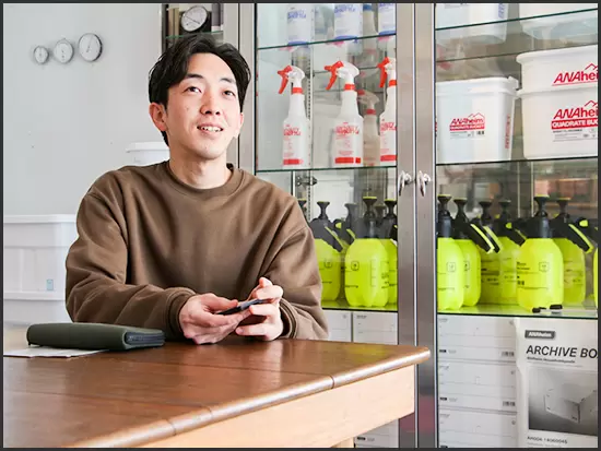中野ゼネラルマネージャー。共にEC事業を盛り上げていきます。