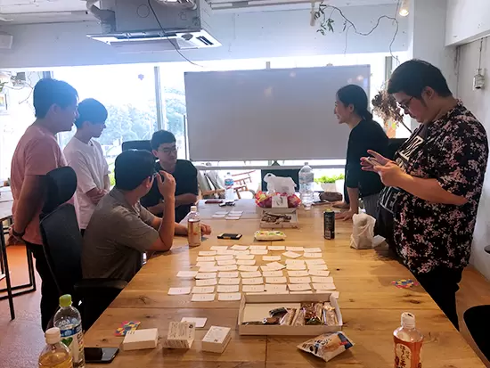 理想のサービス・チームを考えるワークショップを開催。皆で会社を盛り上げていく意識が定着しています。