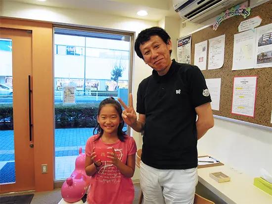 子供が笑顔で「ありがとう」と言ってくれることが、とてもやりがいです◎