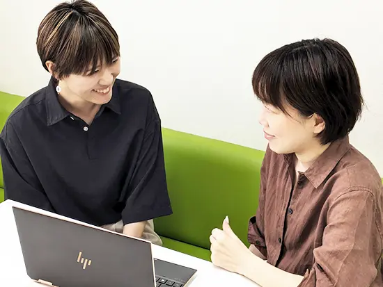 困ったことがあったら、先輩になんでも聞いてくださいね♪