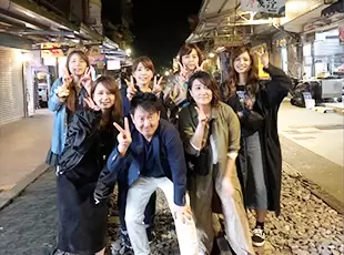 社員旅行は会社が全額負担！写真は昨年台湾に行った際のモノです！